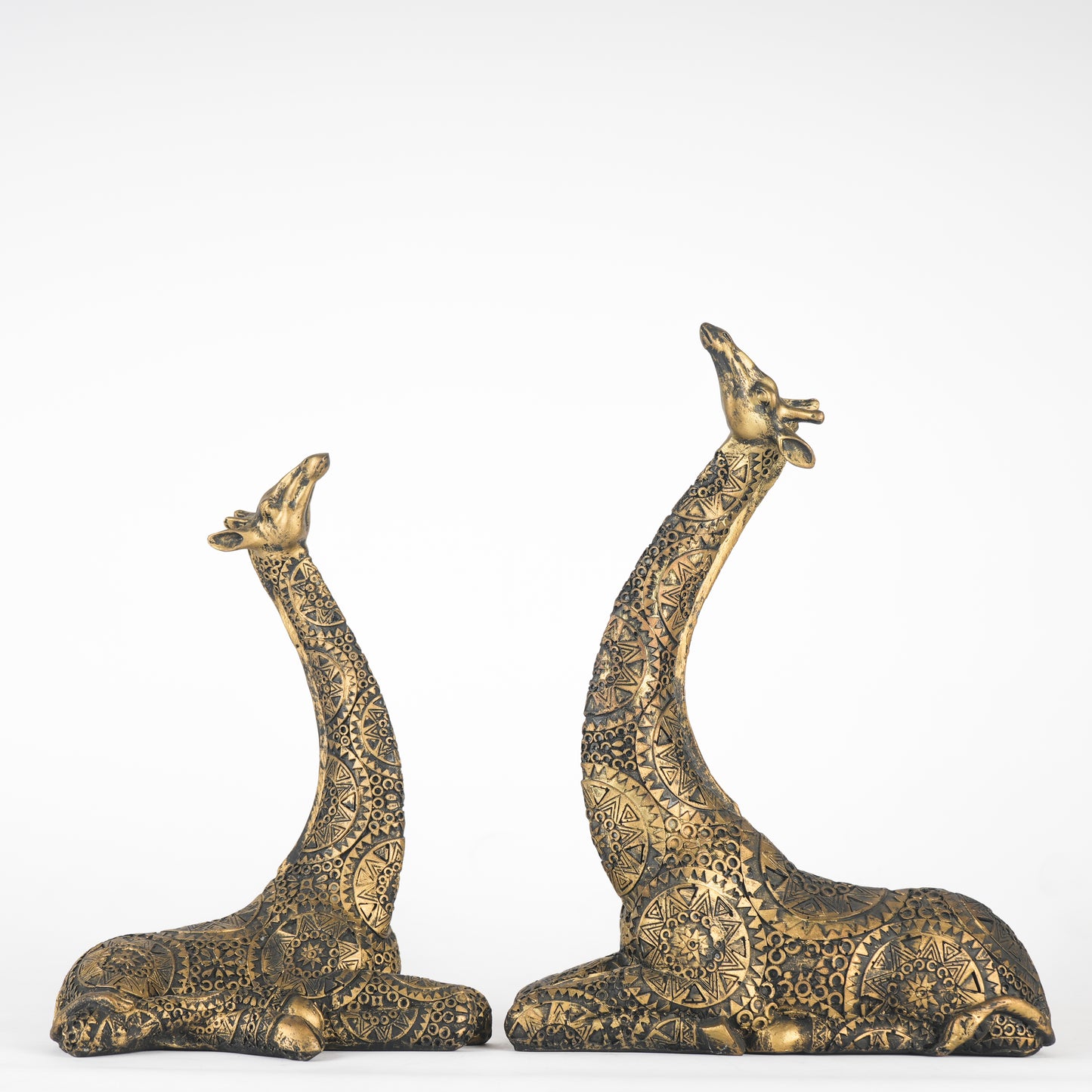 Brass Giraffe Set of Two