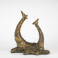 Brass Giraffe Set of Two 