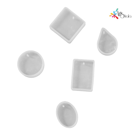 ARTS SHALA Pack of 5 Types Silicone Mould