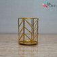 Round Iron Wire Metal Pen Holder Golden