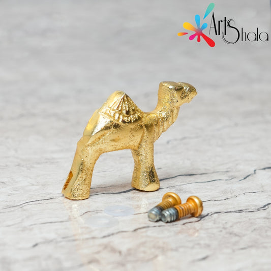 Camel-shaped Metal Tray Handle