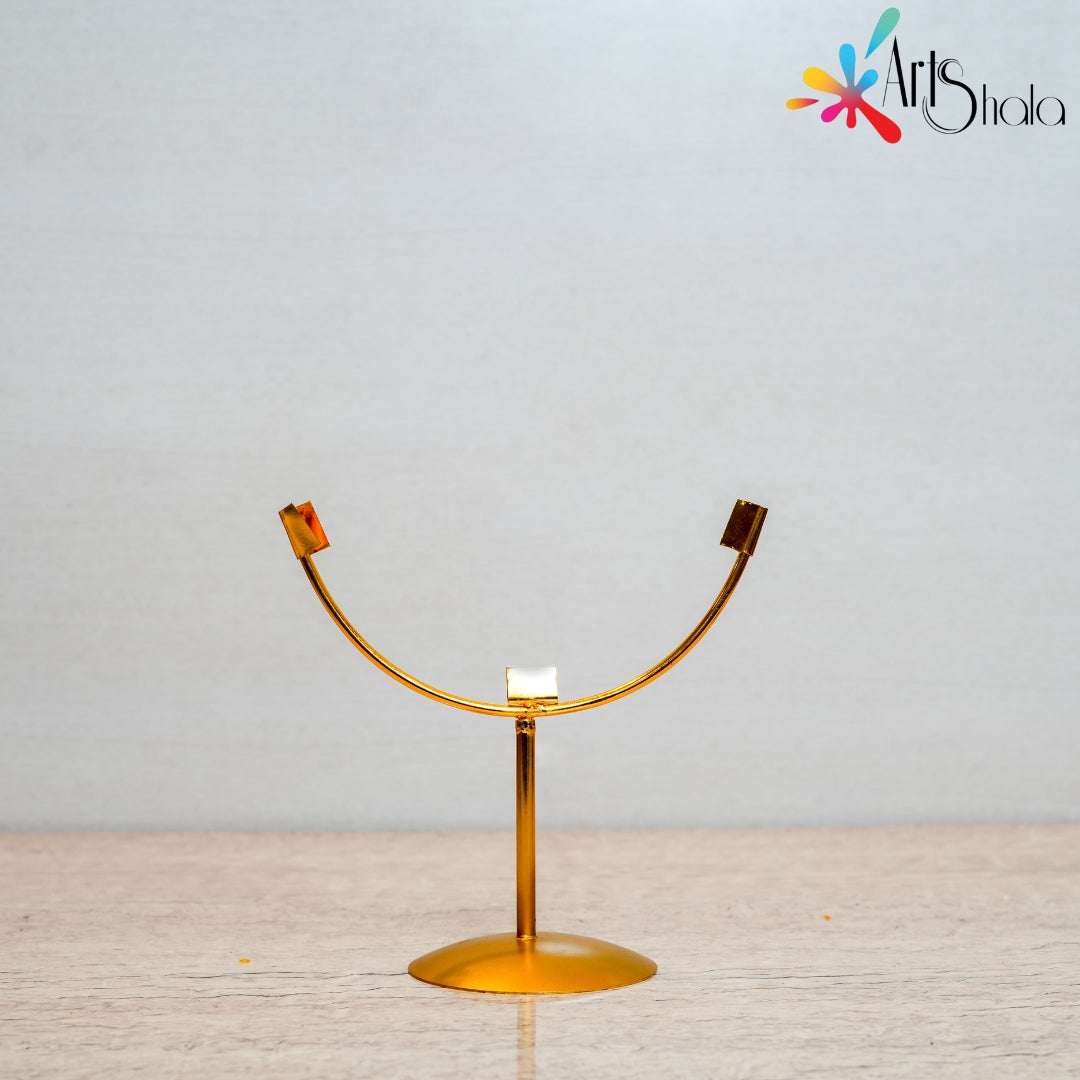 metal clock stand