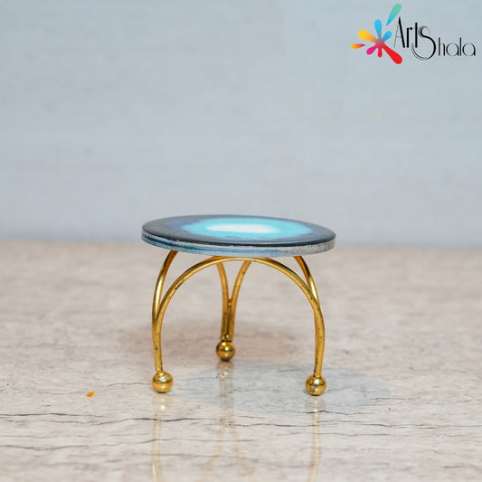 Tea light metal stand