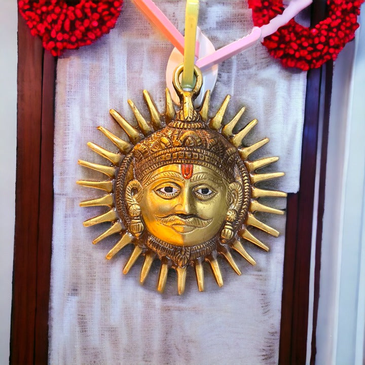 Brass Sun Wall Hanging