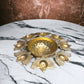 Brass Lotus Diya Set