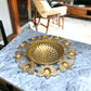 Brass Lotus Diya Set