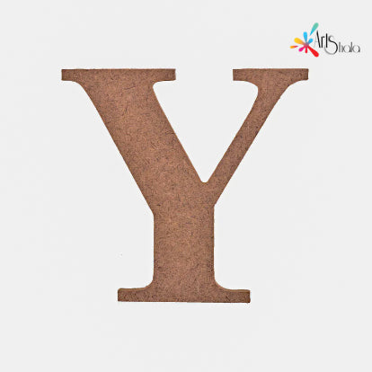 Y Upper Case Letter MDF Cutouts