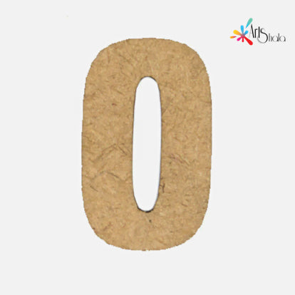 O Upper Case Letter MDF Cutouts