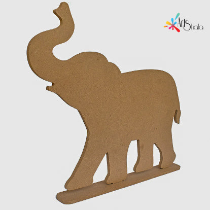 Standing Elephant MDF Cutouts