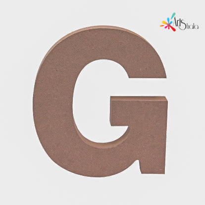 G Upper Case Letter MDF Fridge magnet Cutouts