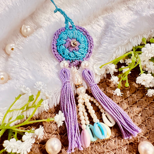 purple & blue rakhi