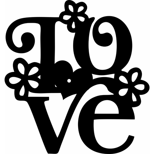 Love Clock CDR Vector Design