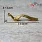 Peacock-shaped Metal Tray Handle Golden