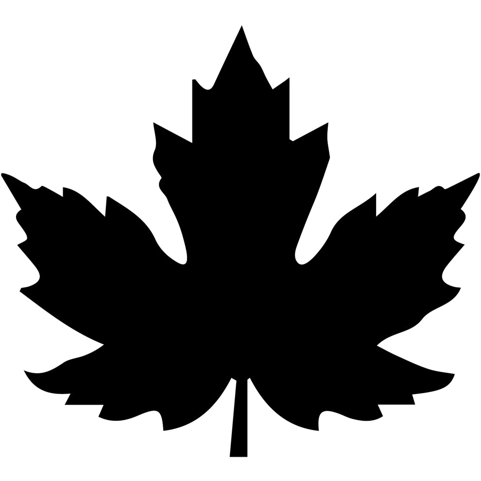 Buy Black Maple Leaf CDR Vector Design Online | Artsshala