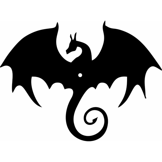 Premium Vector | Dragon silhouette