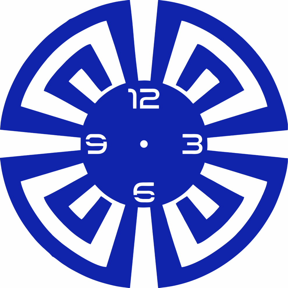 Buy Solar Flare Dial Clock CDR Vector Design Online
