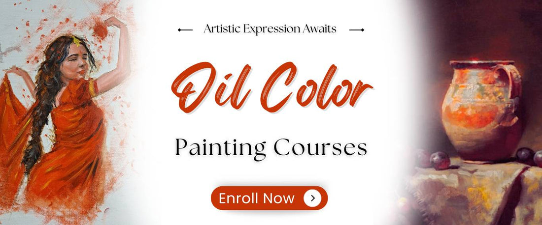 Oil Color Painting Banner