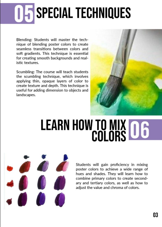 Colour Help Course Buy Poster Color Painting Course Online at Arts Shala