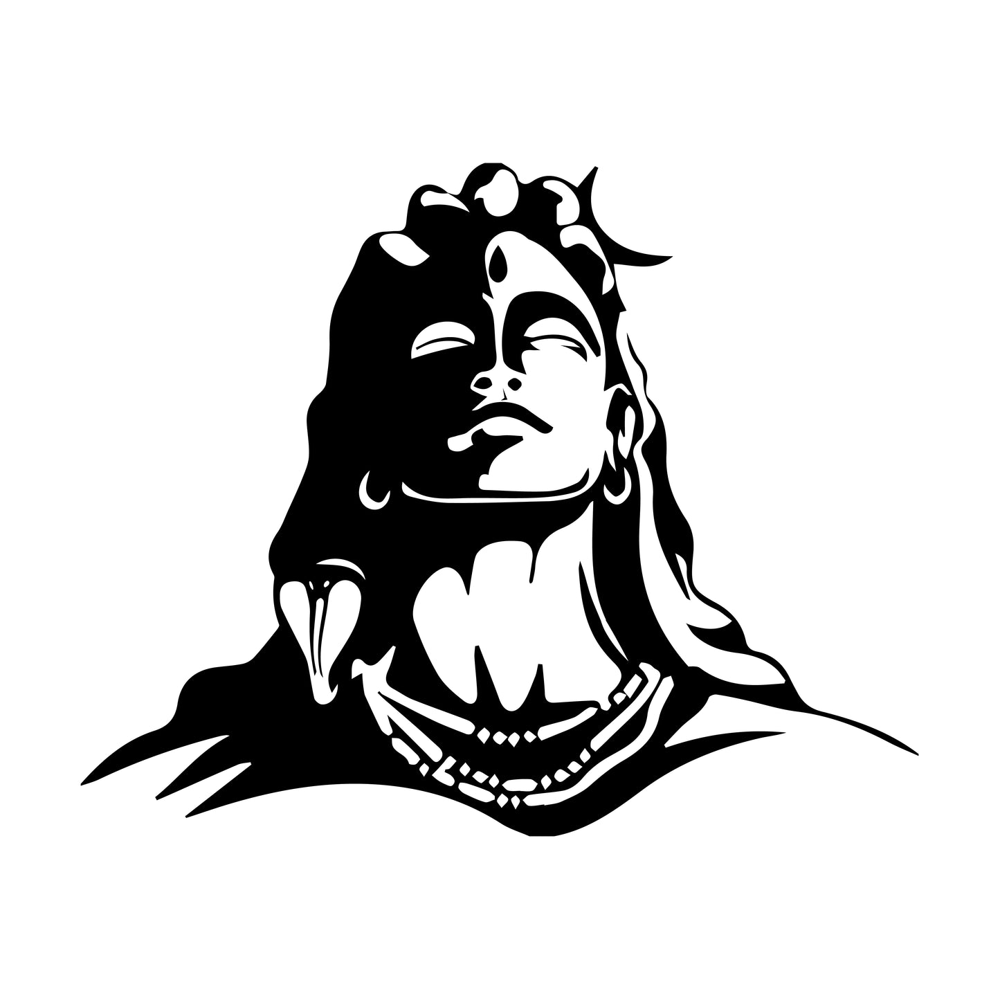 Sticker Hub Adiyogi Shiva Mdf Sheet Wall